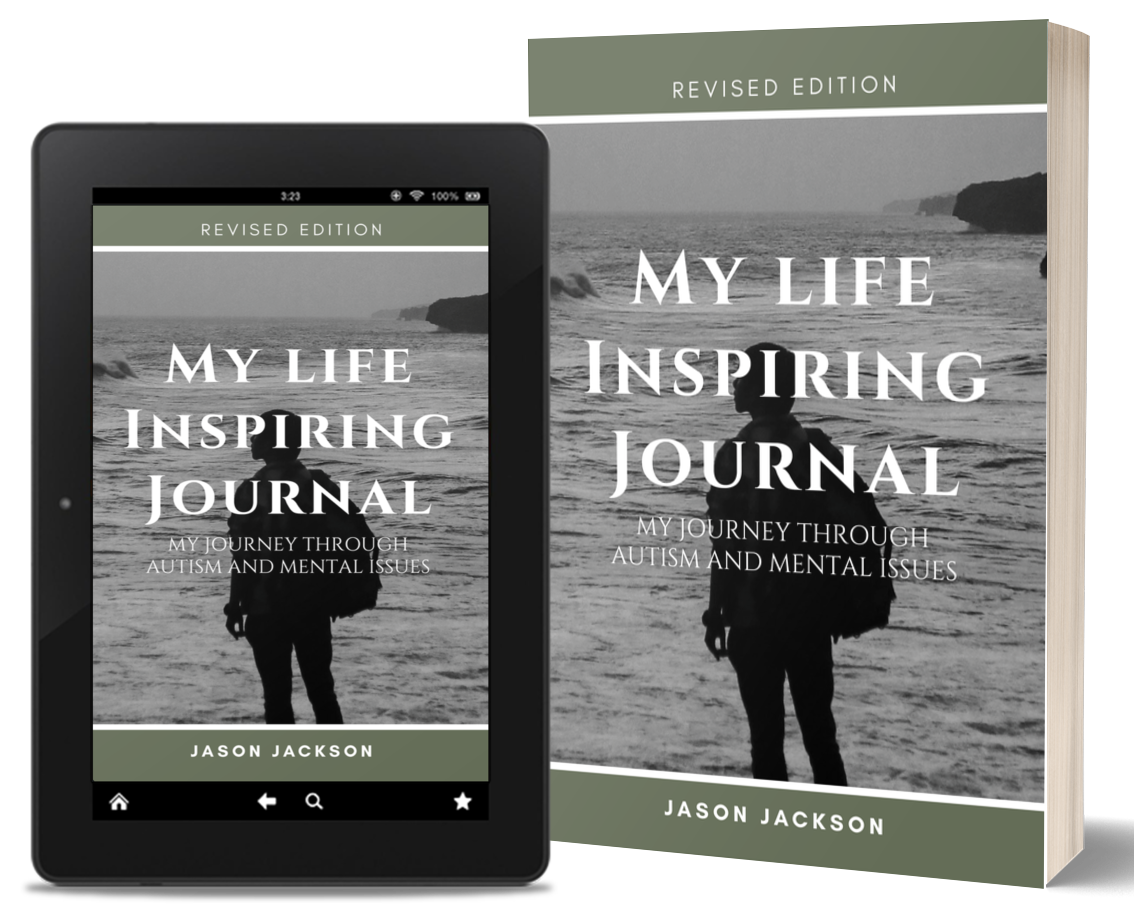 My Life Inspiring Journal — tablet and 3D book mockup
